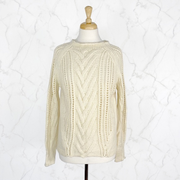 Woolrich Sweaters - Woolrich Lambswool Blend Fishermans Sweater